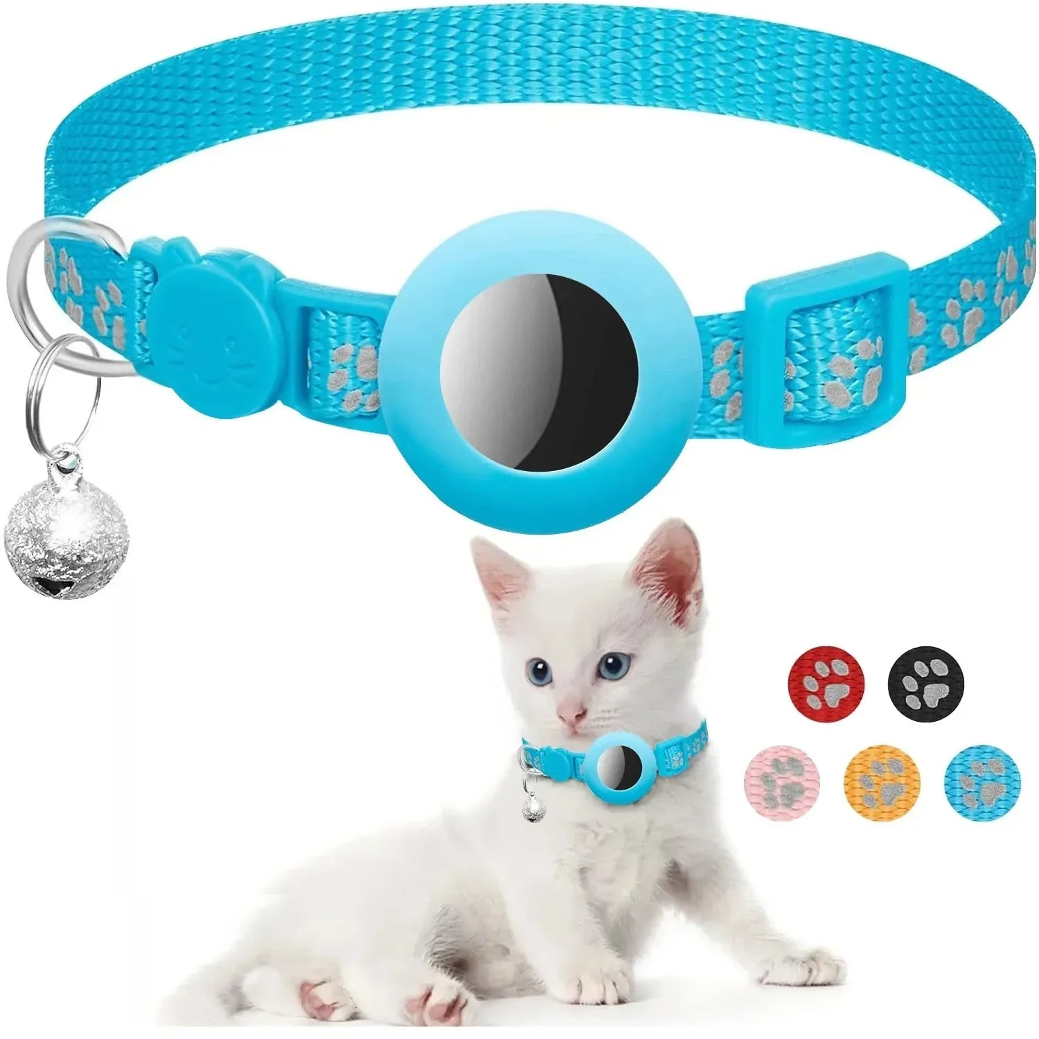 Safe & Stylish Cat AirTag Collar