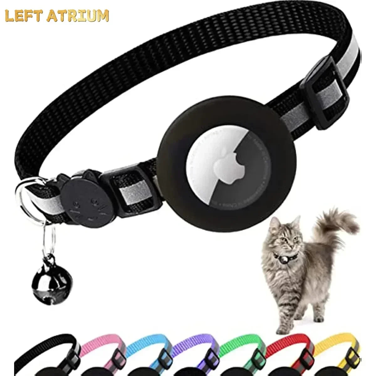 Safe & Stylish Cat AirTag Collar