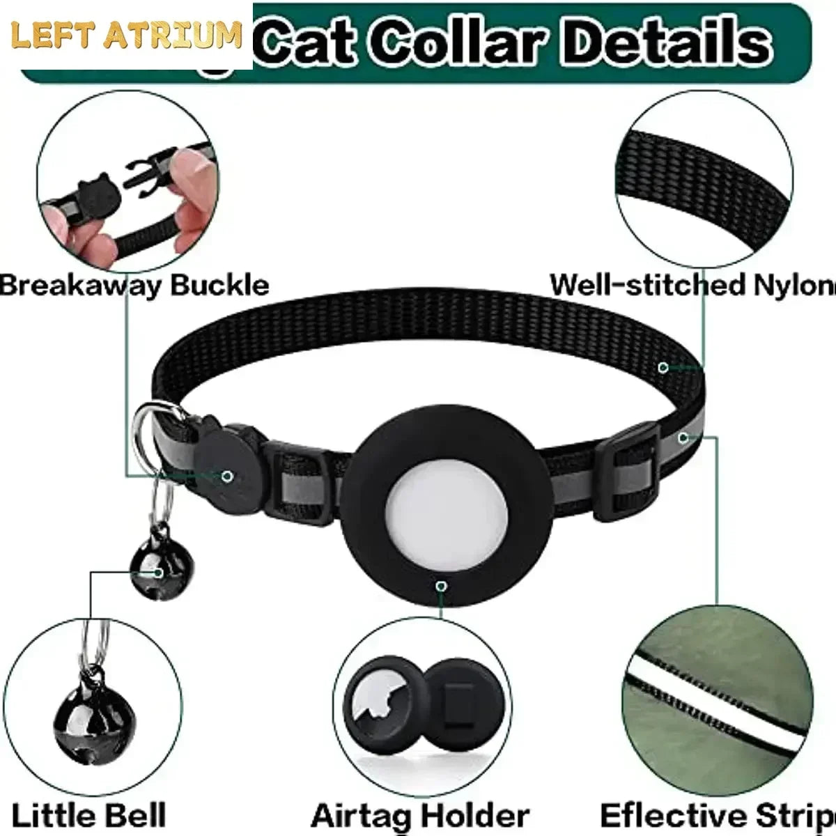 Safe & Stylish Cat AirTag Collar